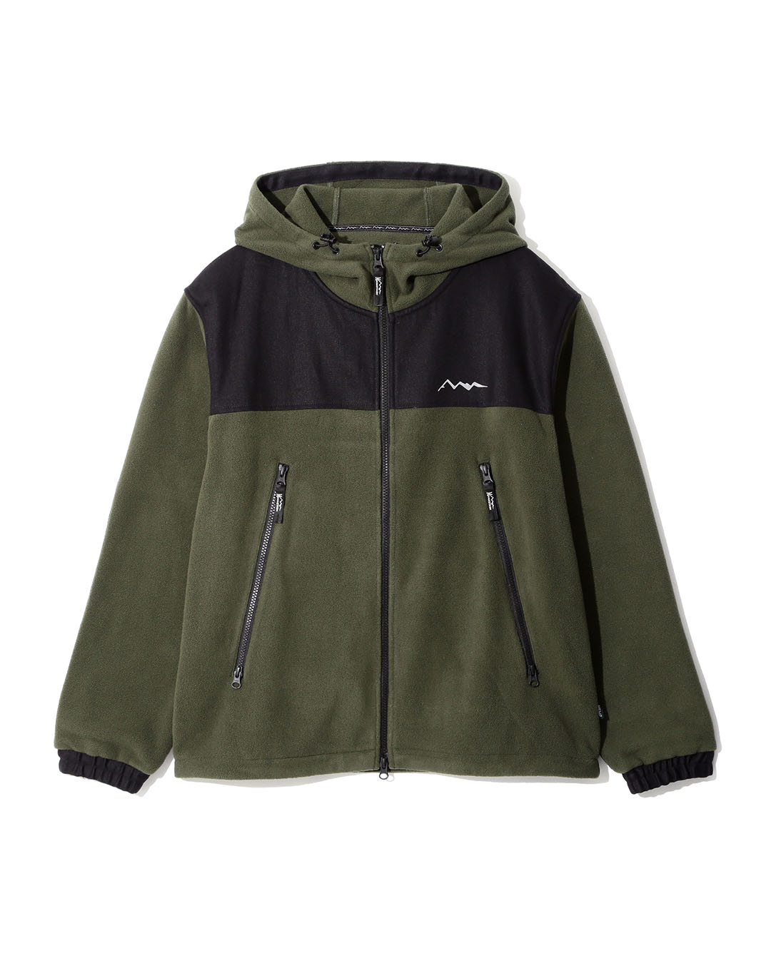 M-FLEECE ZIP PARKA OLIVE 정면